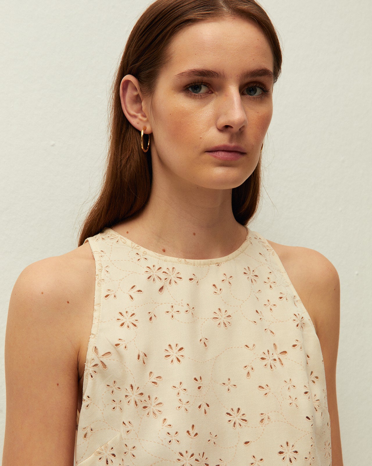 Top halter calado