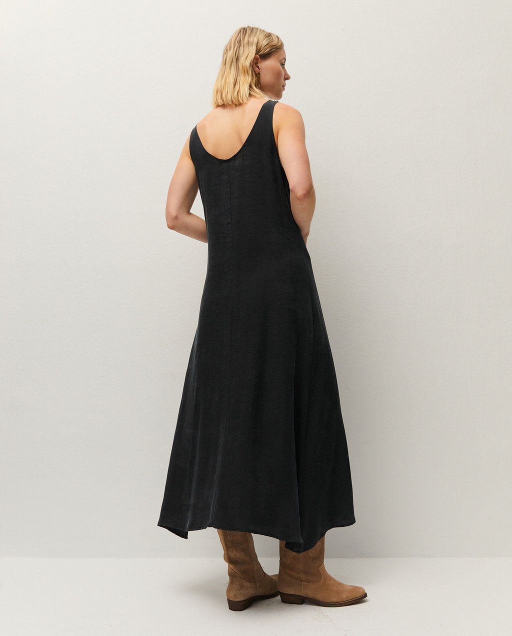 Vestido largo de tirantes