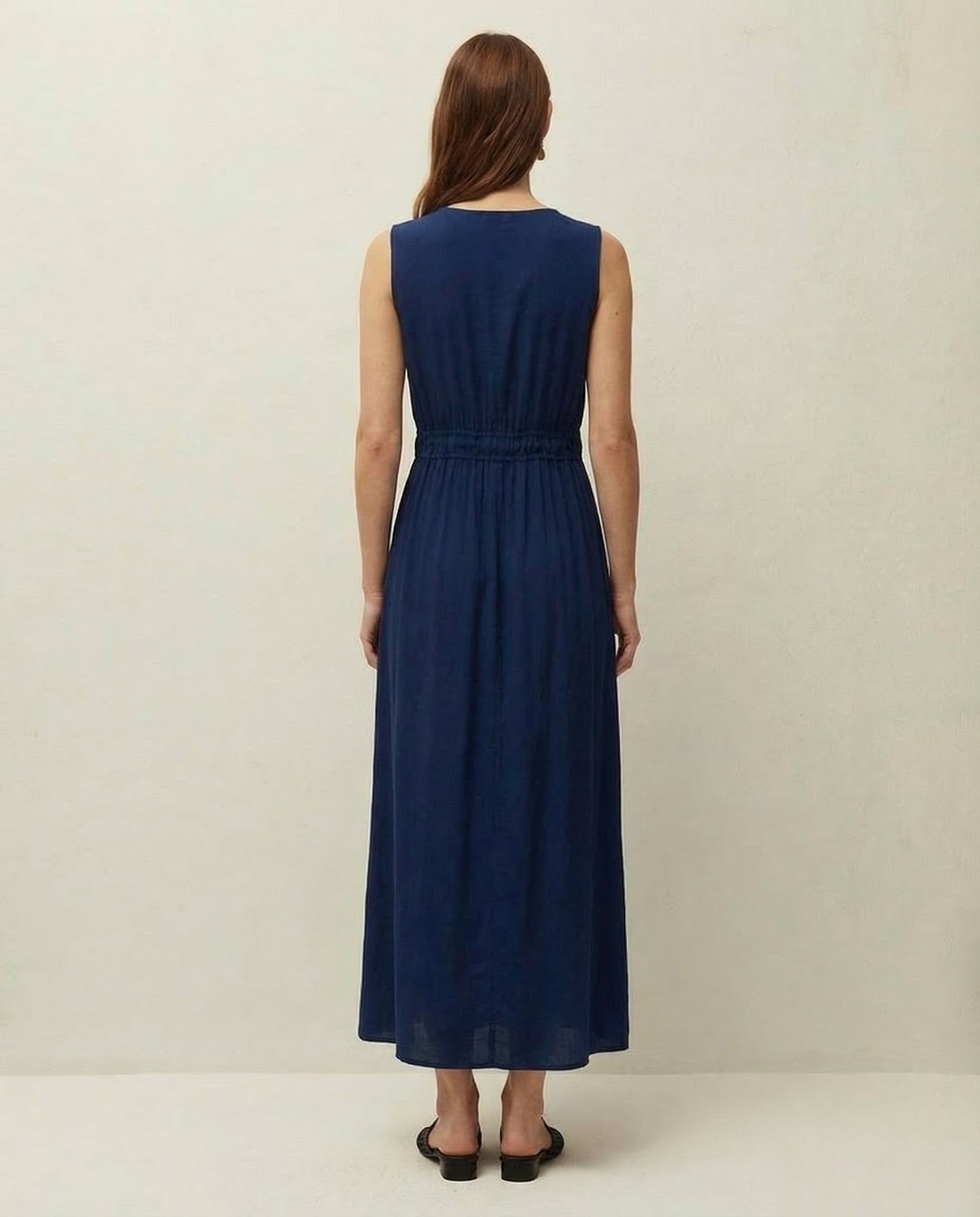 Long crinkled dress
