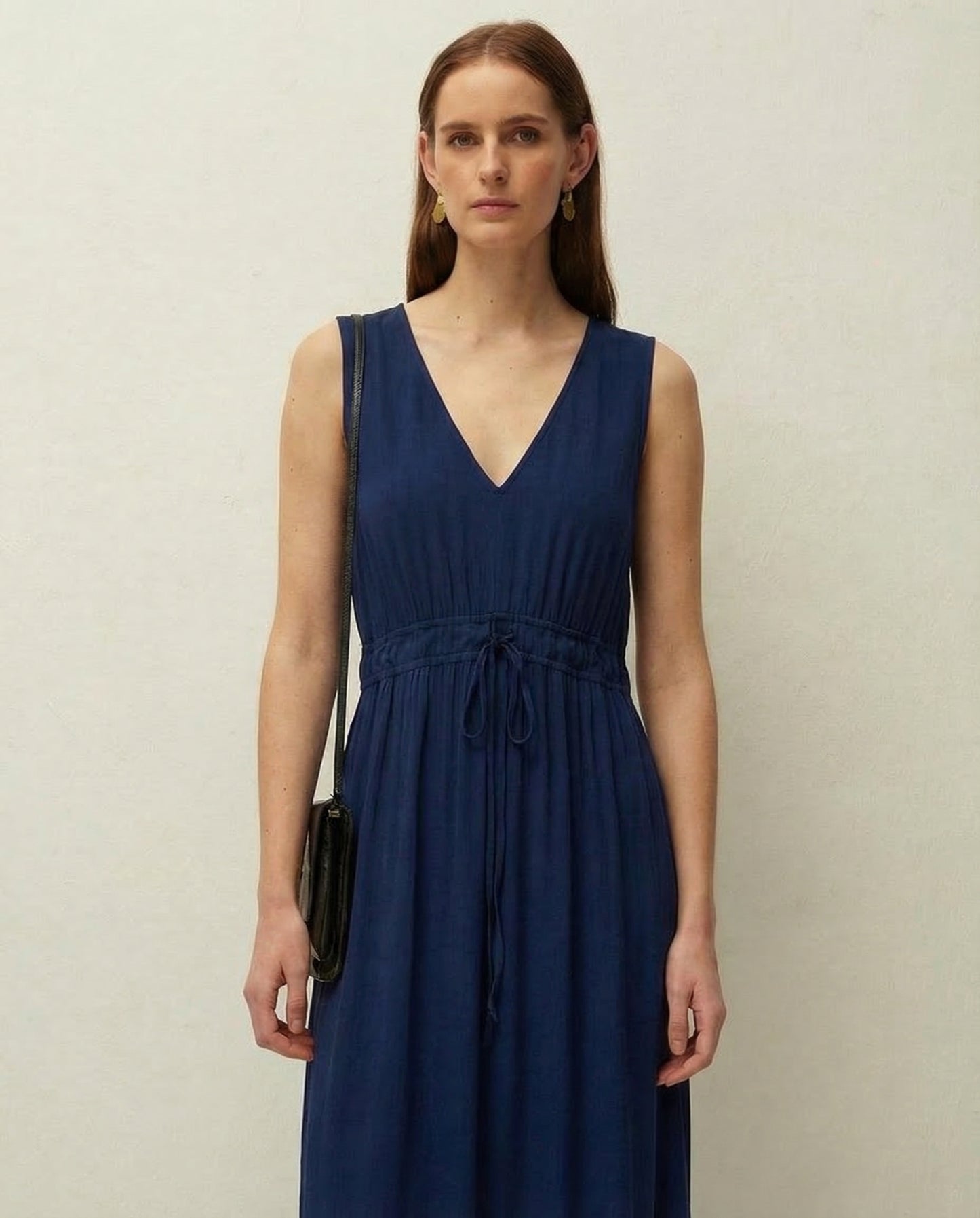 Long crinkled dress