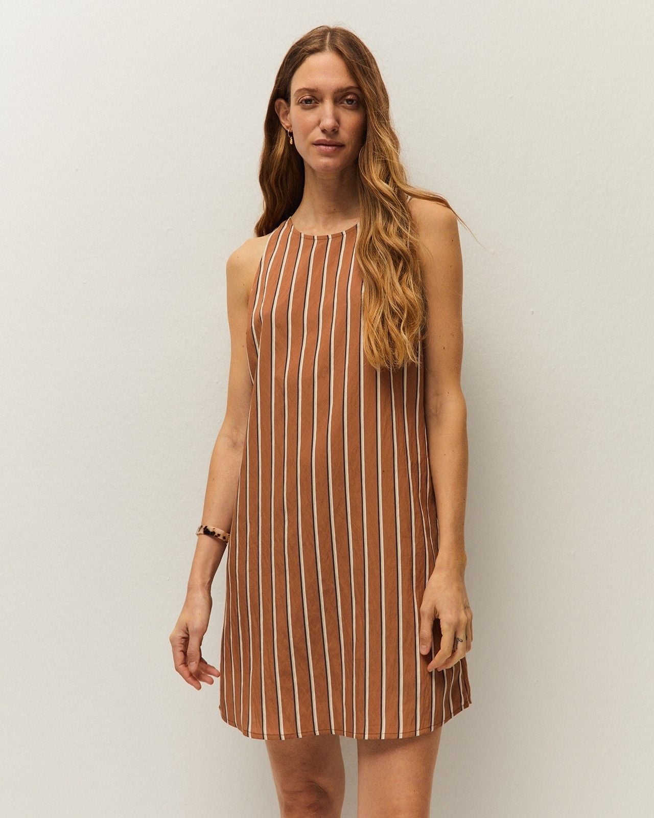 Short striped dress