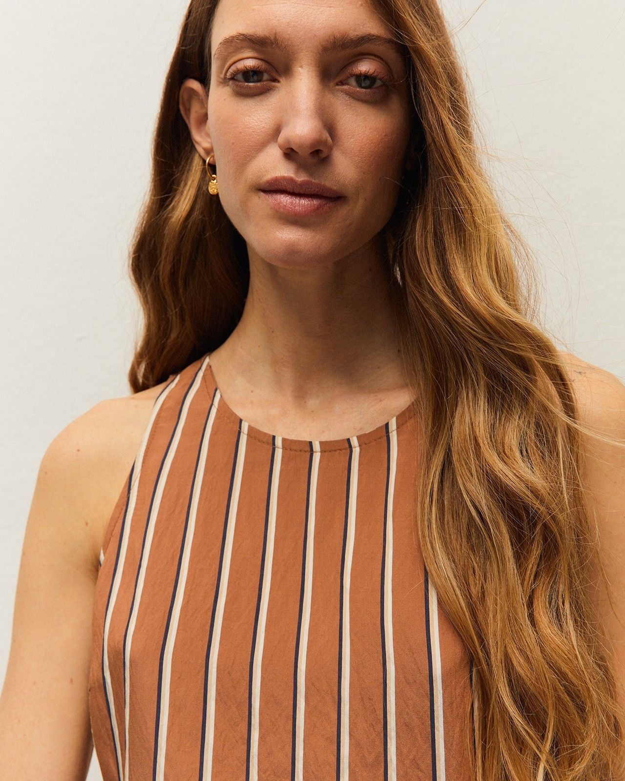 Short striped dress