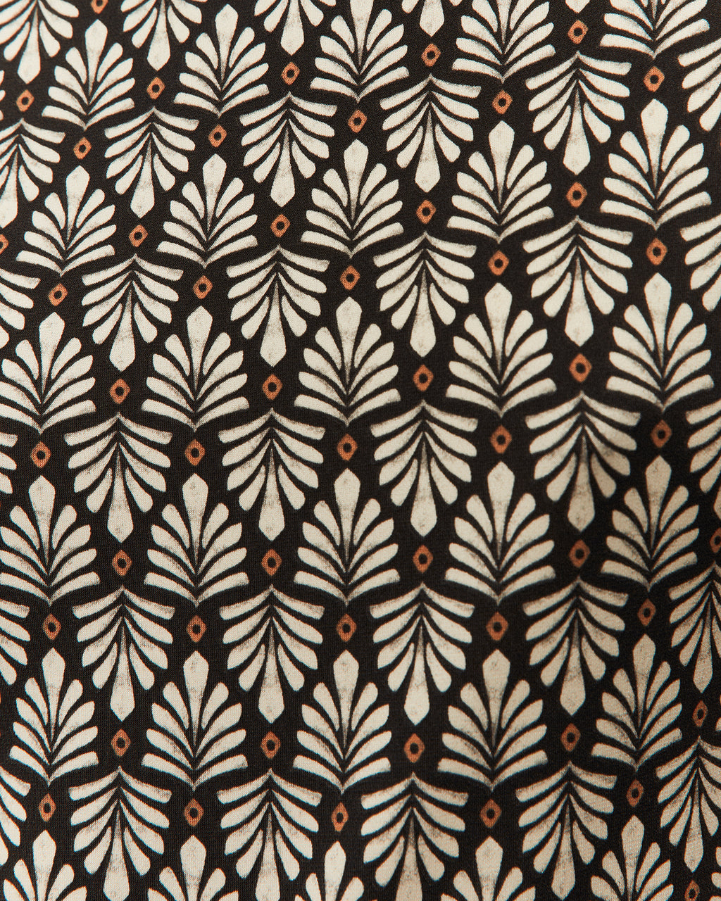 Printed ruched dress