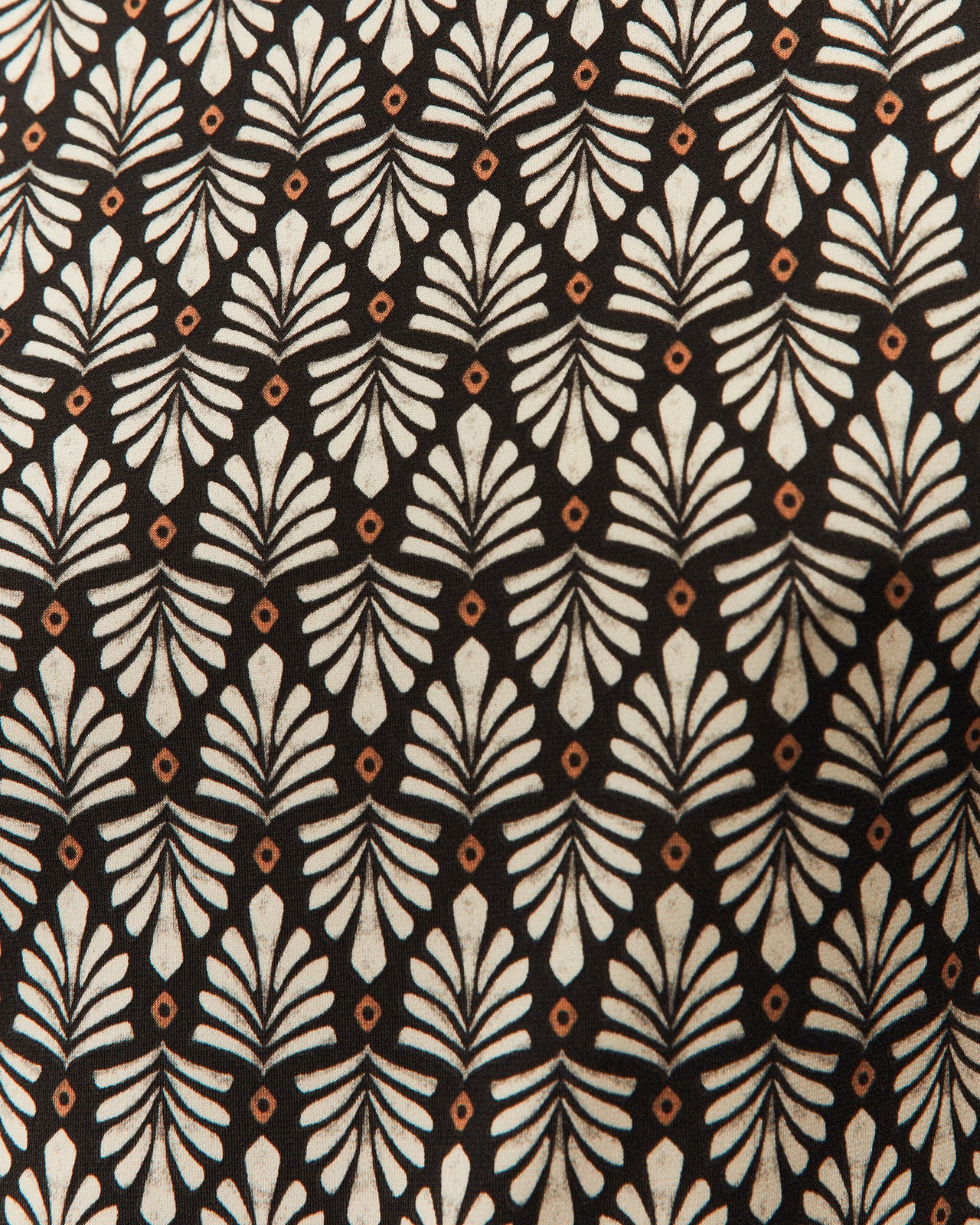 Printed ruched dress