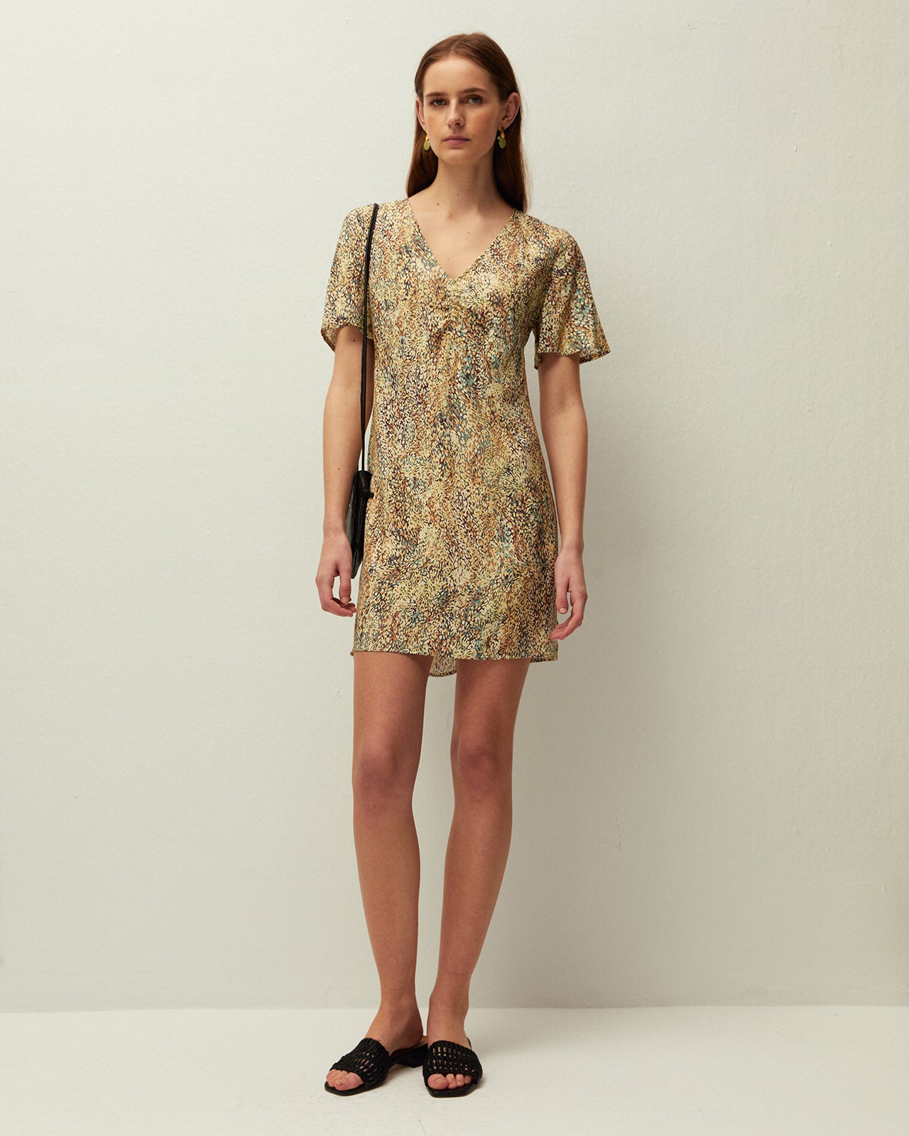 Printed short dress