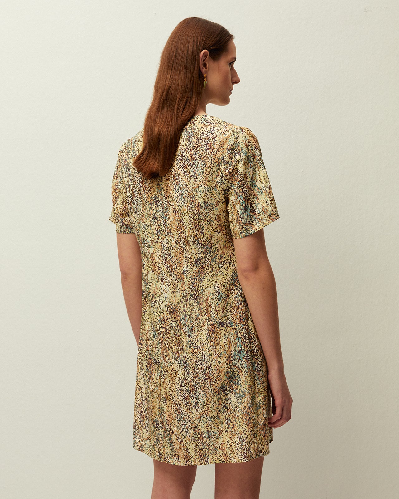 Printed short dress