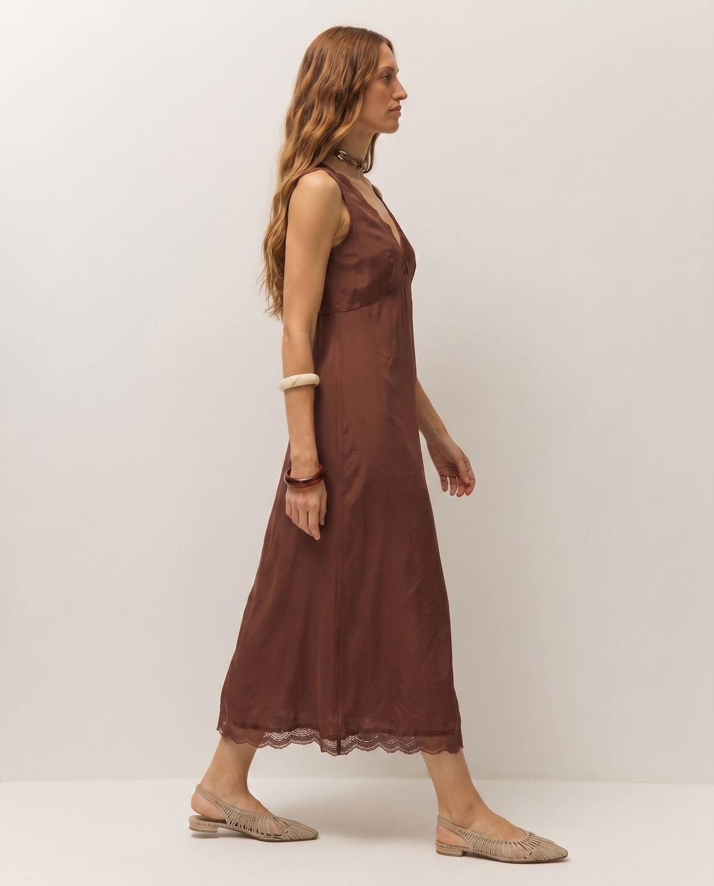 Vestido largo lace