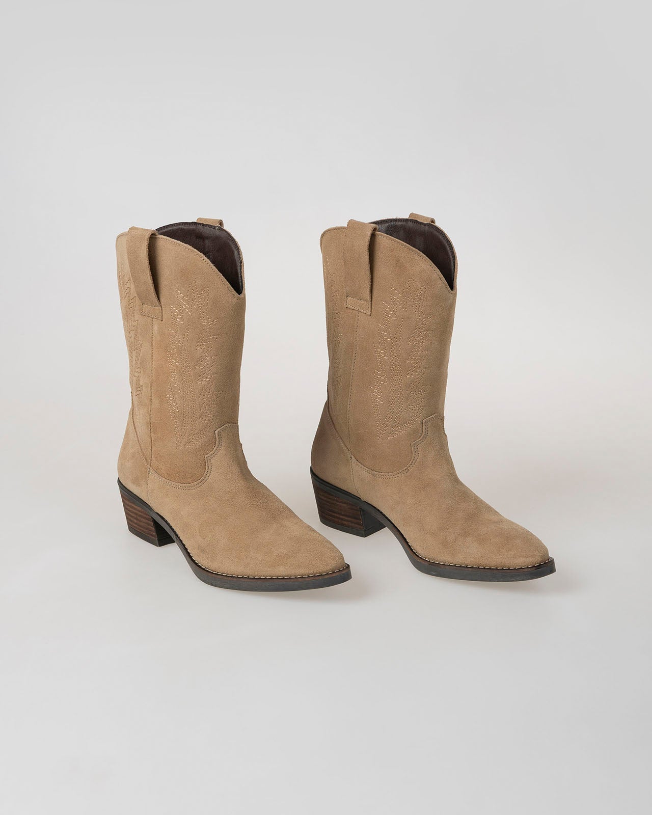 Bottes de cowboy en cuir
